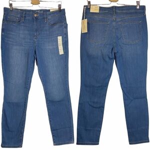 Universal Thread Mid Rise Skinny Jean Medium Blue Wash 12S Short 12